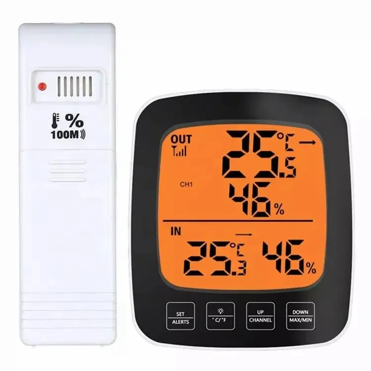 Refrigerator Thermometer, Wireless Indoor Outdoor Freezer Thermometer